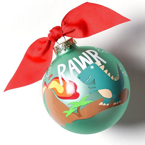 Coton Colors Dinosaur Christmas Ornament
