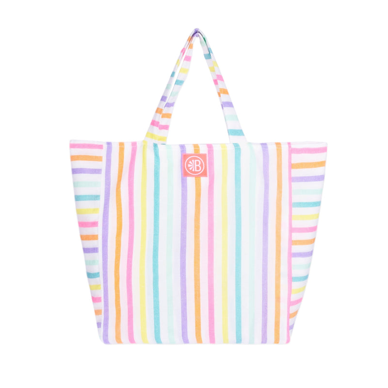 Las Bayadas El Jaime Stripe Beach Bag