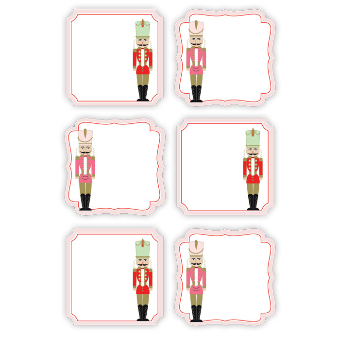 Nutcracker Christmas Gift Wrap Stickers