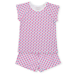 Lila Hayes Pink Pineapple Short Pajama Set