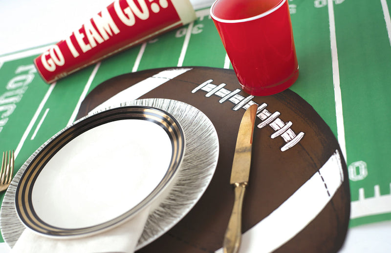 Hester & Cook Football Paper Placemats