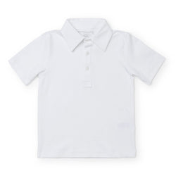 Lila Hayes White Griffin Polo Shirt