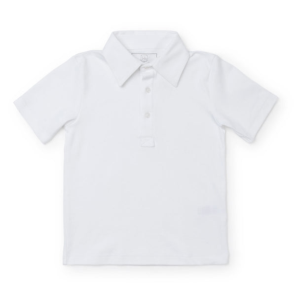 Lila Hayes White Griffin Polo Shirt