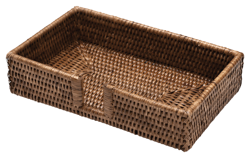 Rattan Guest Towel Napkin Holder