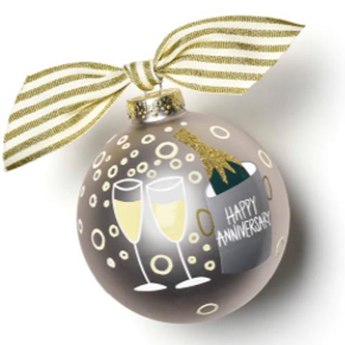 Happy Anniversary Ornament - Personalized