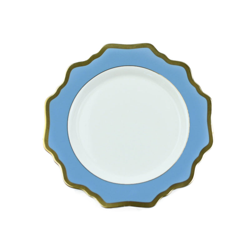 Sky Blue Bloom Dinnerware Collection - Appetizer Dessert Plate
