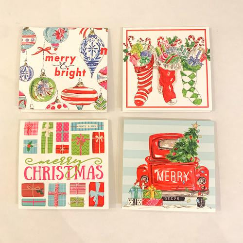 Christmas Gift Enclosure Cards - Christmas Icons