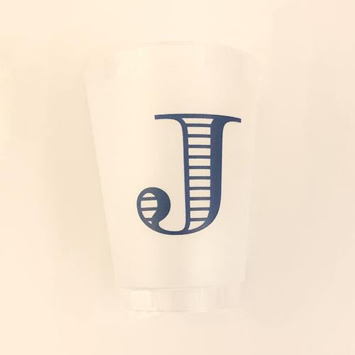 Single Initial Grab & Go Cups - J