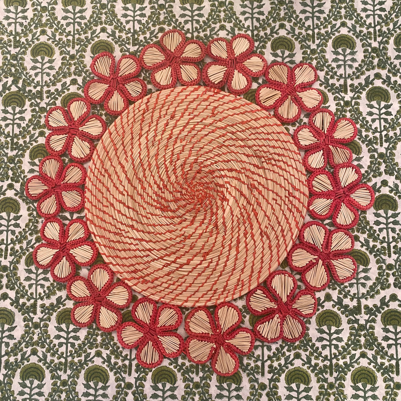 Lanai Placemats Poppy Red