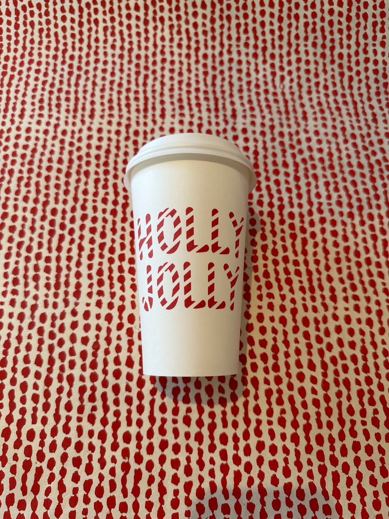 Holly Jolly Grab & Go Coffee Cups