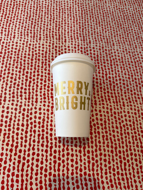 Merry & Bright Grab & Go Coffee Cups