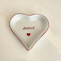 Sweet Heart Dish Hand Painted