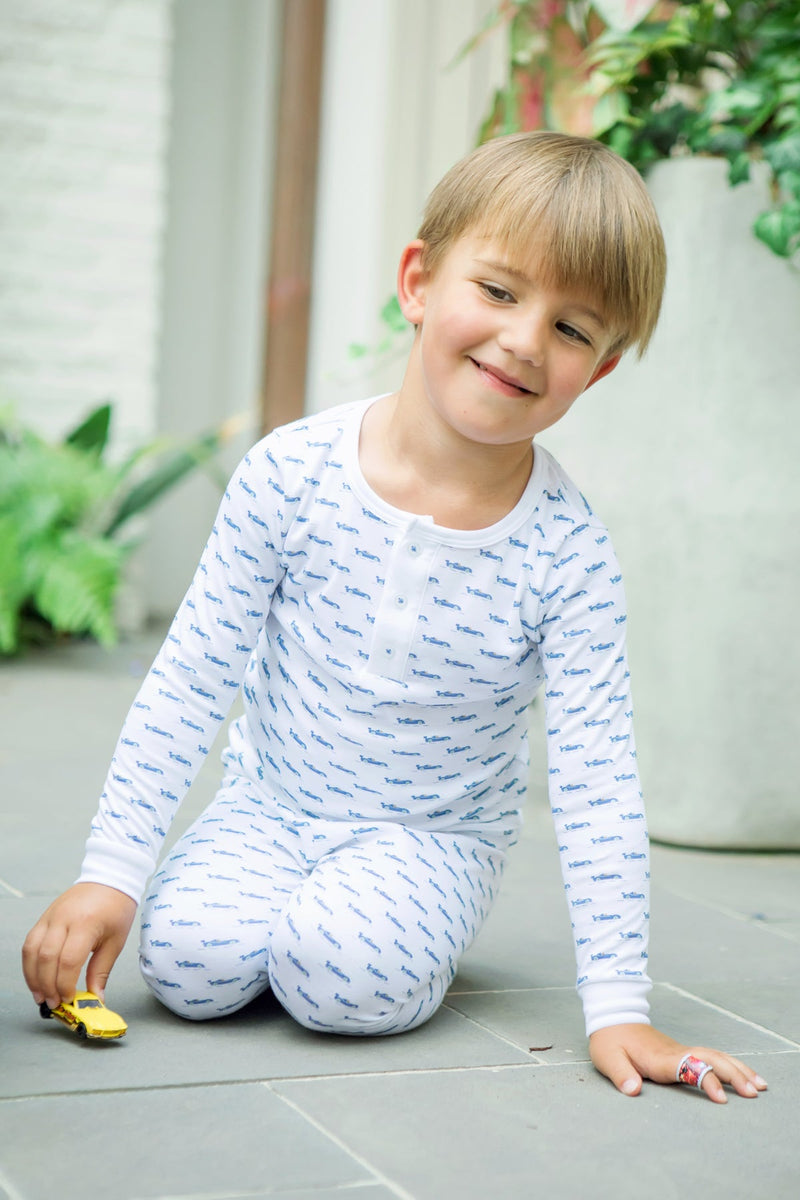 Race Car Pajama Set - Lila & Hayes