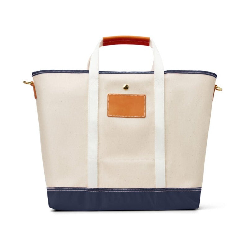 Kennedy Coated Canvas Tote - Navy