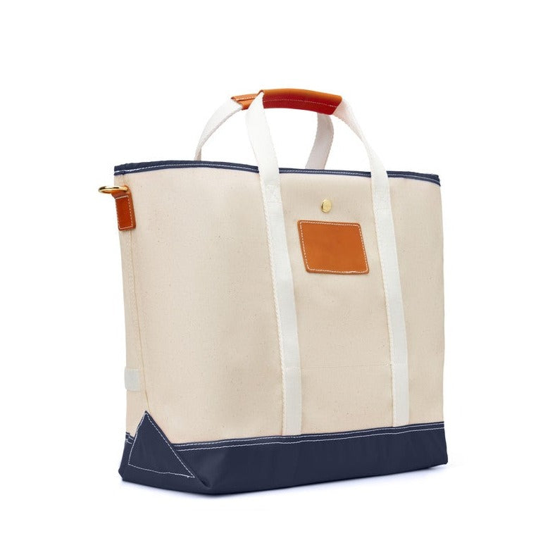 Kennedy Coated Canvas Tote - Navy