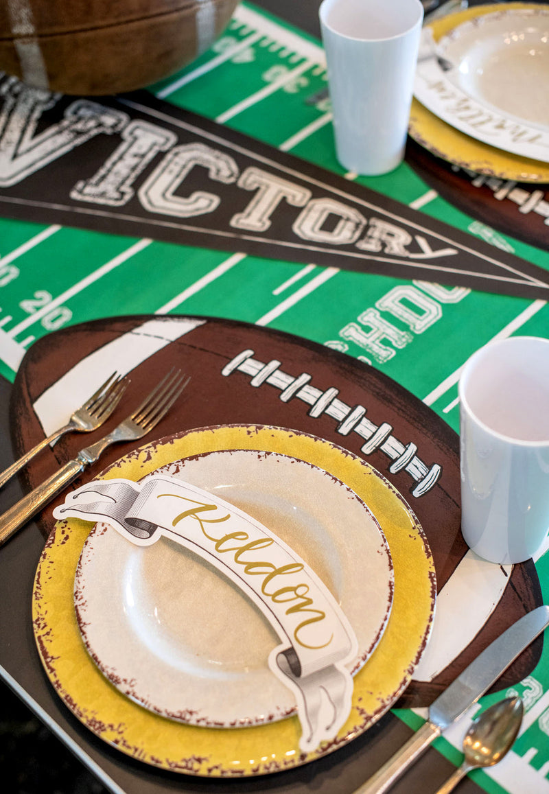 Hester & Cook Touchdown Paper Table Runner