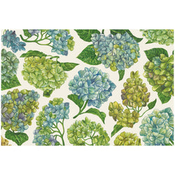 Hester & Cook Blooming Hydrangeas Paper Placemats