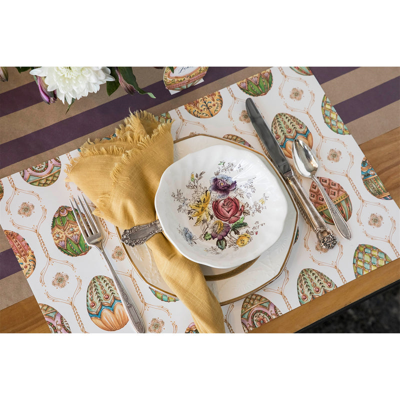 Hester & Cook Exquisite Egg Hunt Paper Placemats