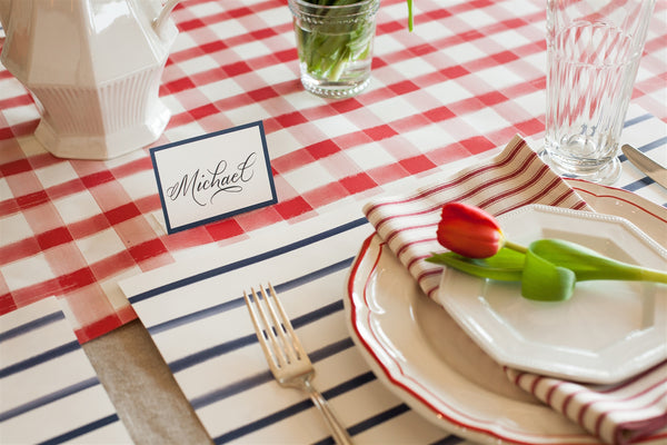 Hester & Cook Navy Frame Place Cards