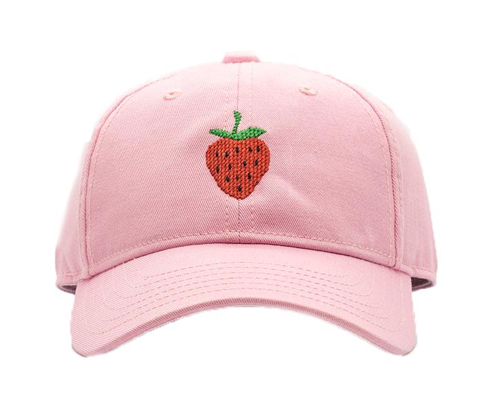 Kids Needlepoint Hat - Strawberry