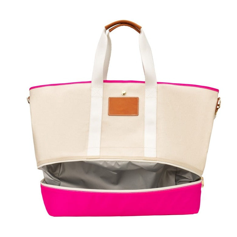 Lara Coated Canvas Jumbo Shoe Tote