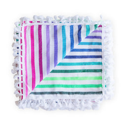 Kid's Striped Beach Blanket - La Eva