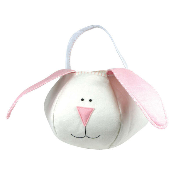 Loppy Eared Easter Bunny Basket Pink