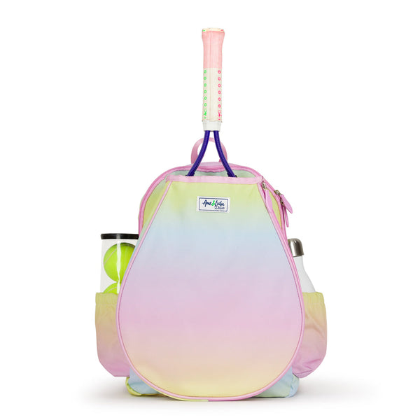 Kid's Tennis Backpack Pastel Rainbow Sherbert