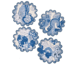 Blue Dragon Cocktail Napkins