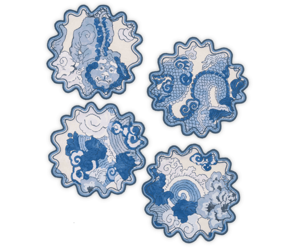 Blue Dragon Cocktail Napkins