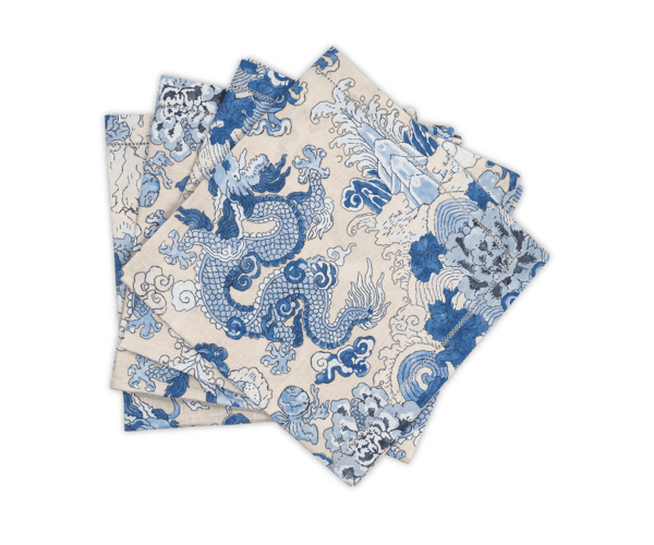 Blue Dragon Dinner Napkins