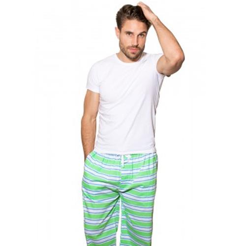 Green & Blue Pajama Pants Small