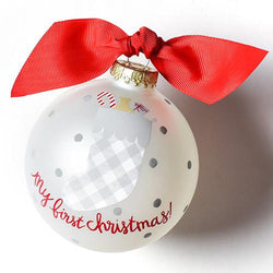 My First Christmas Buffalo Stocking Christmas Ornament
