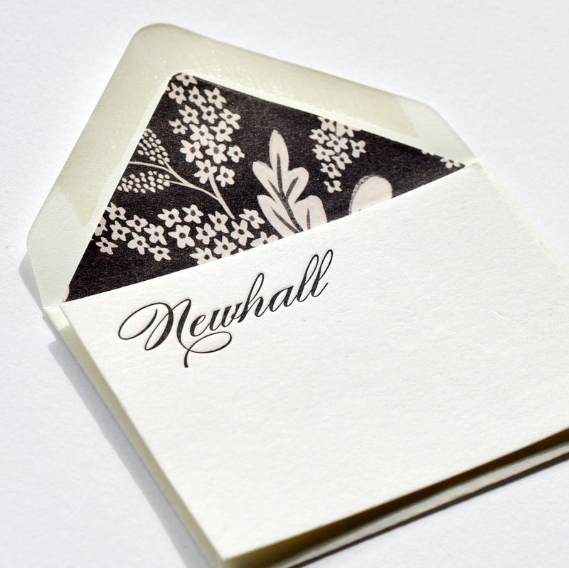 Newhall Stationery Note & Enclosure Cards