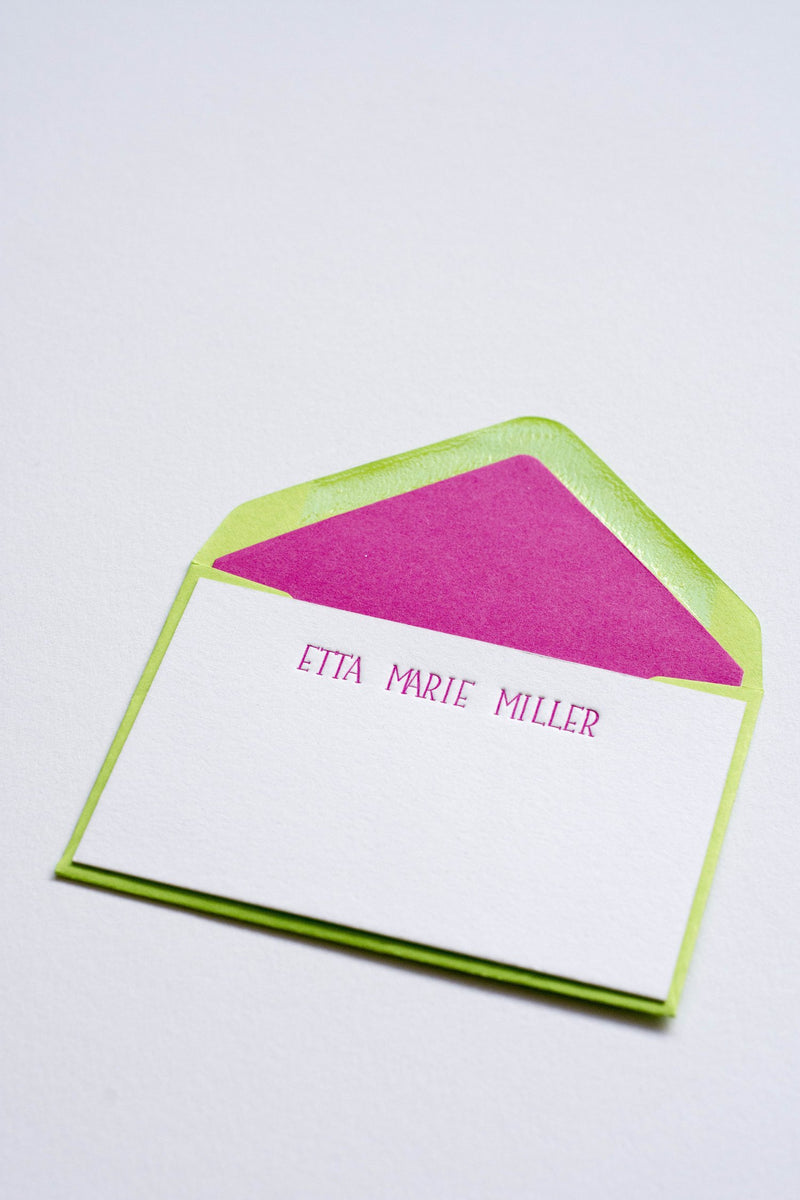 Etta Stationery Note & Enclosure Cards