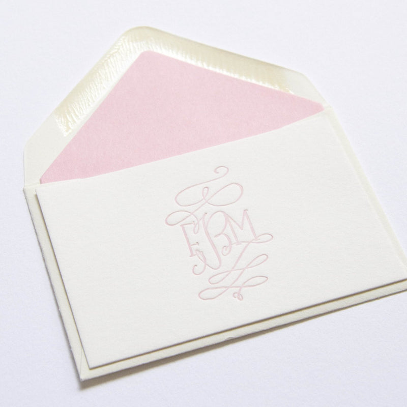 Eleanor Stationery Note & Enclosure Cards