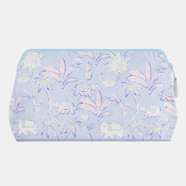 Roller Rabbit Paradise Coated Makeup and Toiletry Case