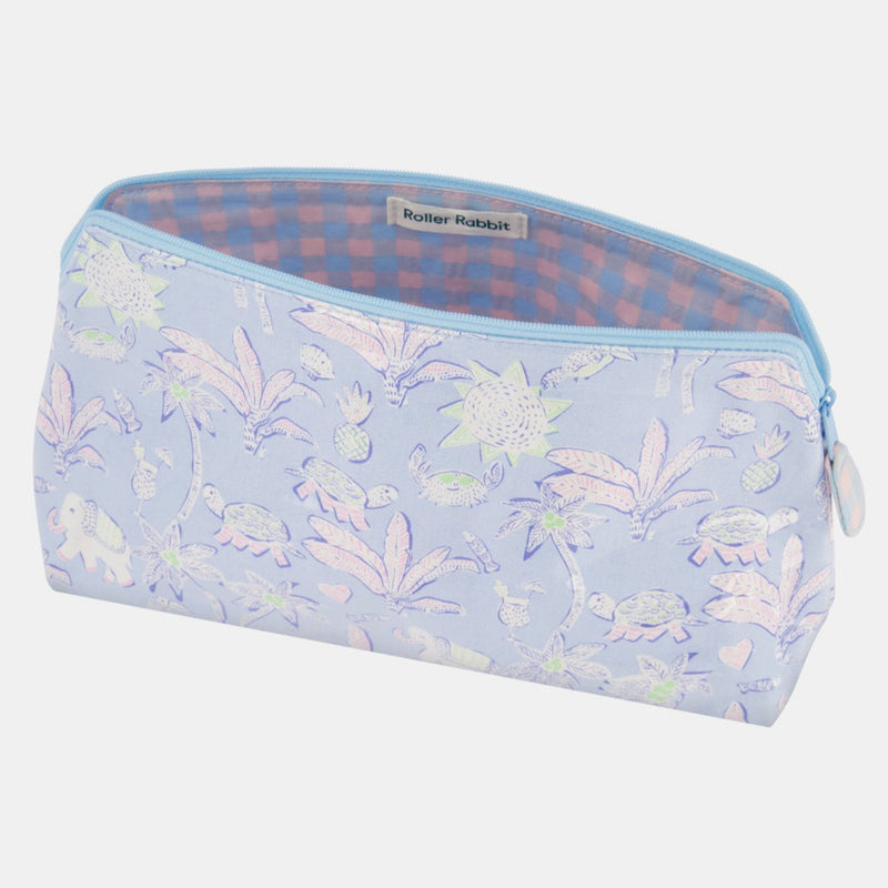Roller Rabbit Paradise Coated Makeup and Toiletry Case