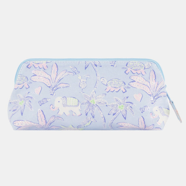 Roller Rabbit Paradise Coated Makeup and Toiletry Case