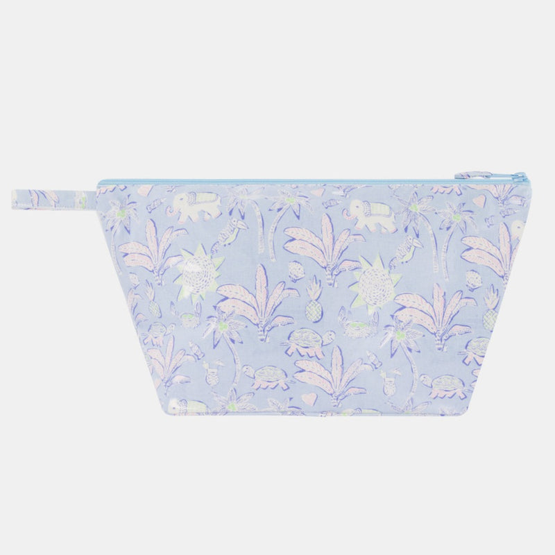 Roller Rabbit Paradise Coated Makeup and Toiletry Case