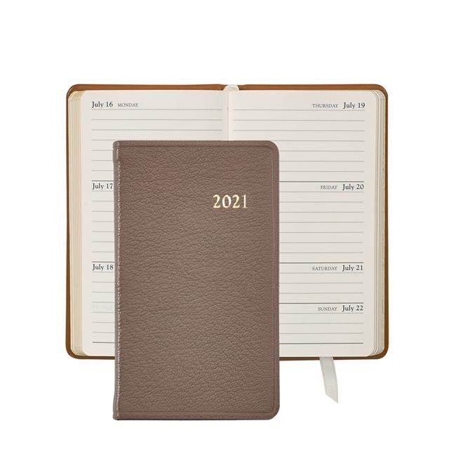 5 inch Pocket Datebook - Taupe