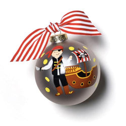 Pirate Christmas Ornament - Personalized