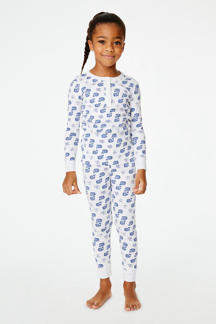 Roller Rabbit Moby Whale Children's Pajamas