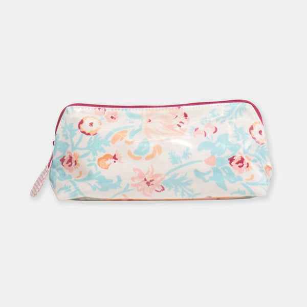 Roller Rabbit Pink Amandine Coated Makeup and Toiletry Case