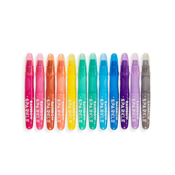 Rainbow Sparkle Watercolor Gel Crayons