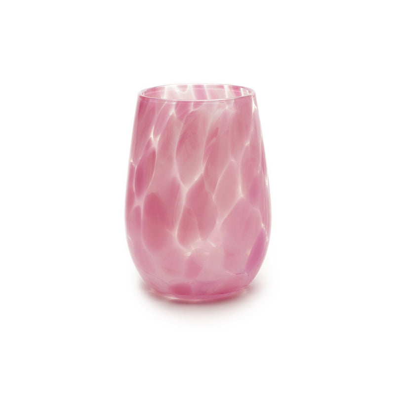 Fritsy Stemless Wine Glass - Raspberry