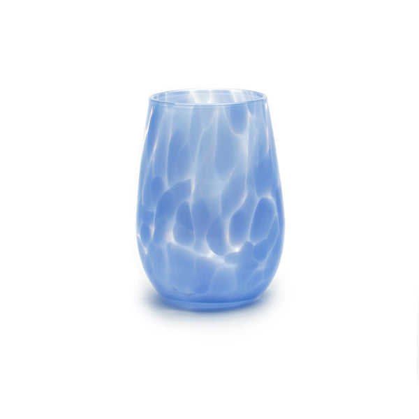 Fritsy Stemless Wine Glass - Marine Blue