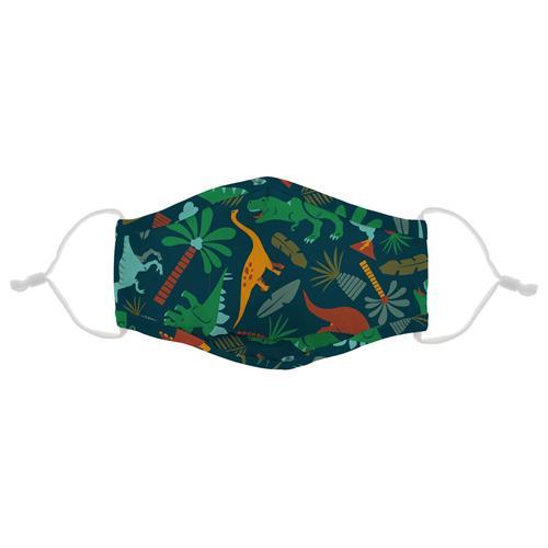 Adjustable Child's Printed Face Mask - Dinosaurs - Can be Personalized