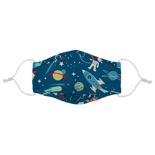 Adjustable Child's Printed Face Mask - Space - Can be Personalized