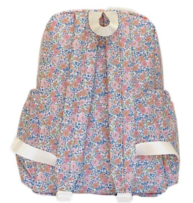 Coated Backpack Petite Garden Floral